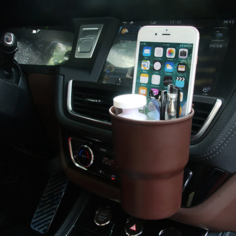 Multifunctional car storage bucket