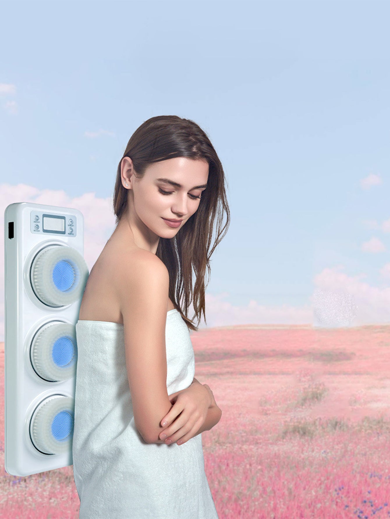Wall-mounted smart shower machine
