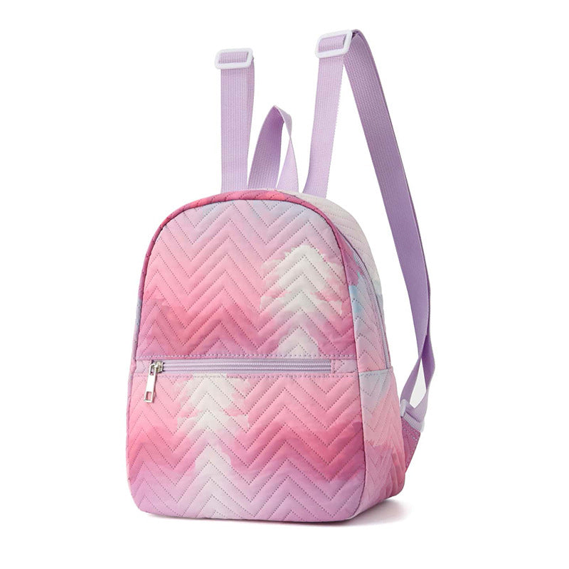 Printed nylon backpack