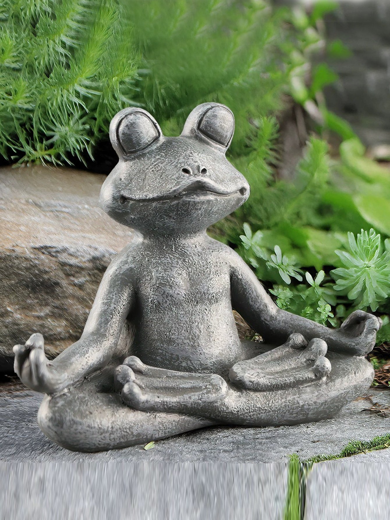 Adorable animal meditation ornament resin garden courtyard decoration -4 options