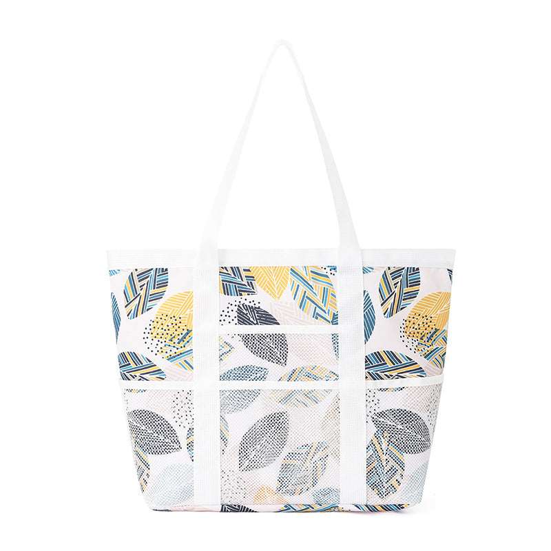 Hollow mesh beach bag