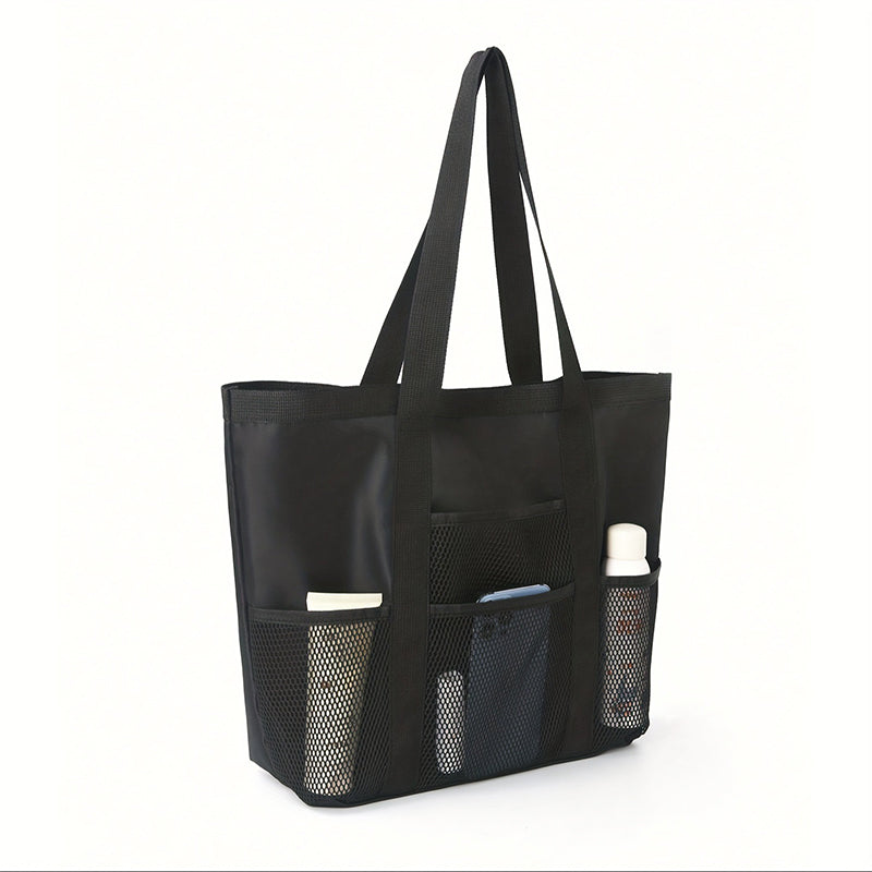 Foldable mesh beach bag