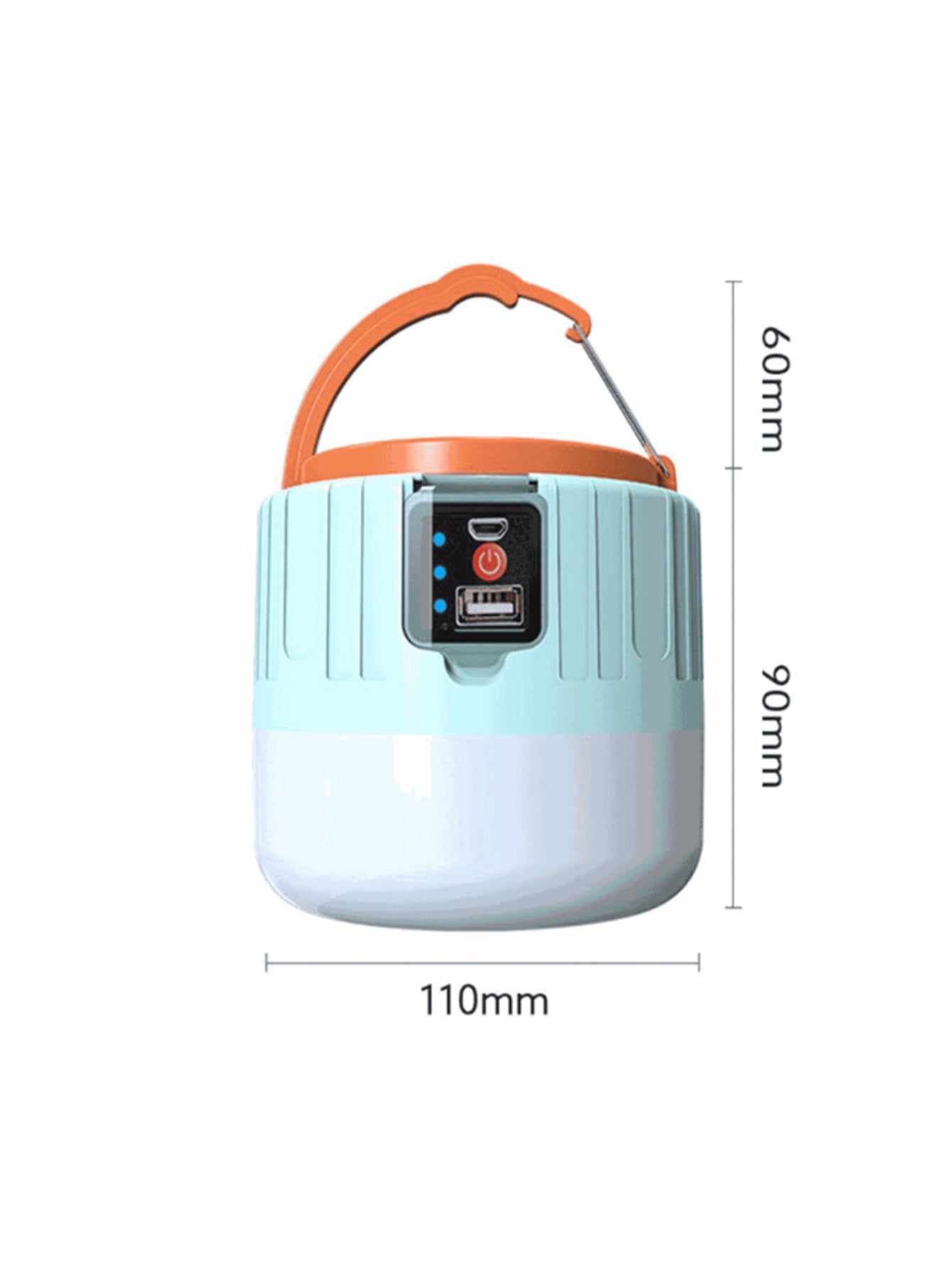 Outdoor LED solar charging remote control tent light