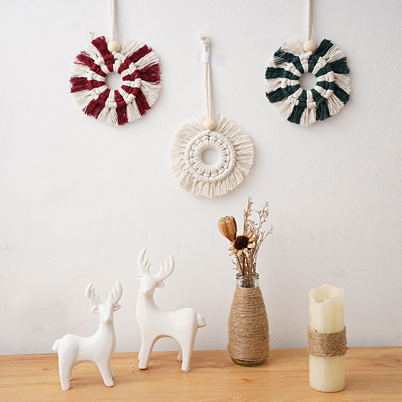 Hand-woven Bohemian ornaments