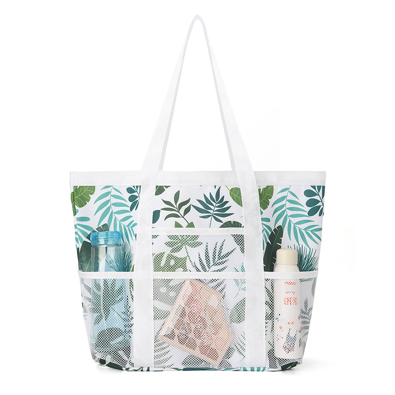 Hollow mesh beach bag