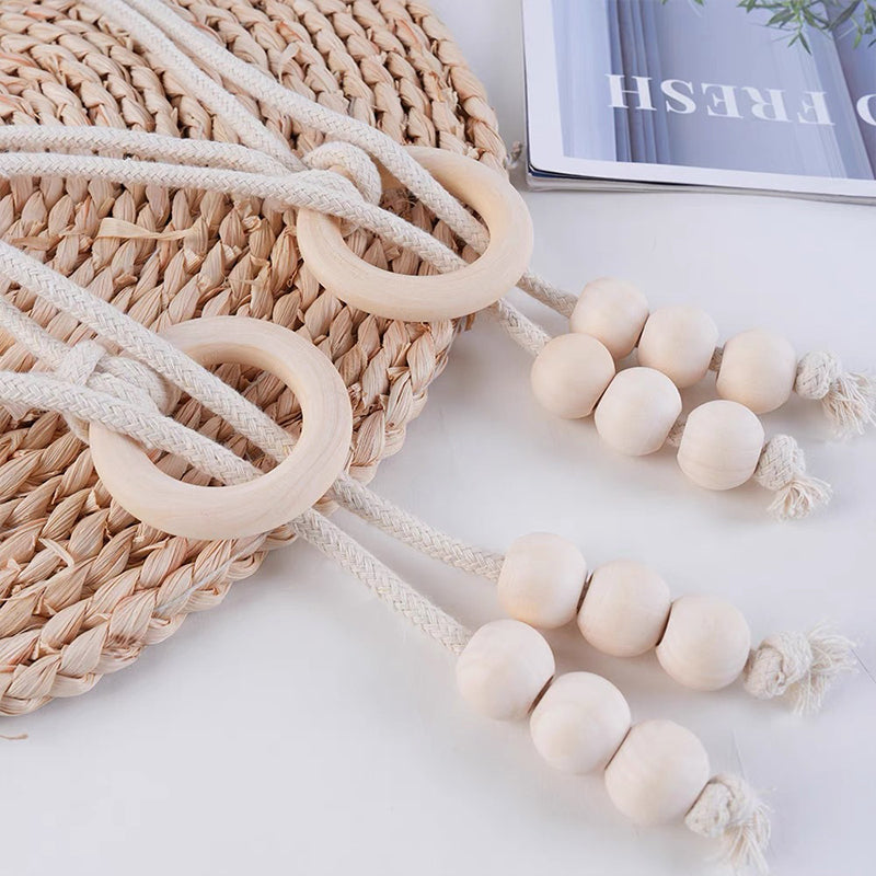 Punch-free curtain tie
