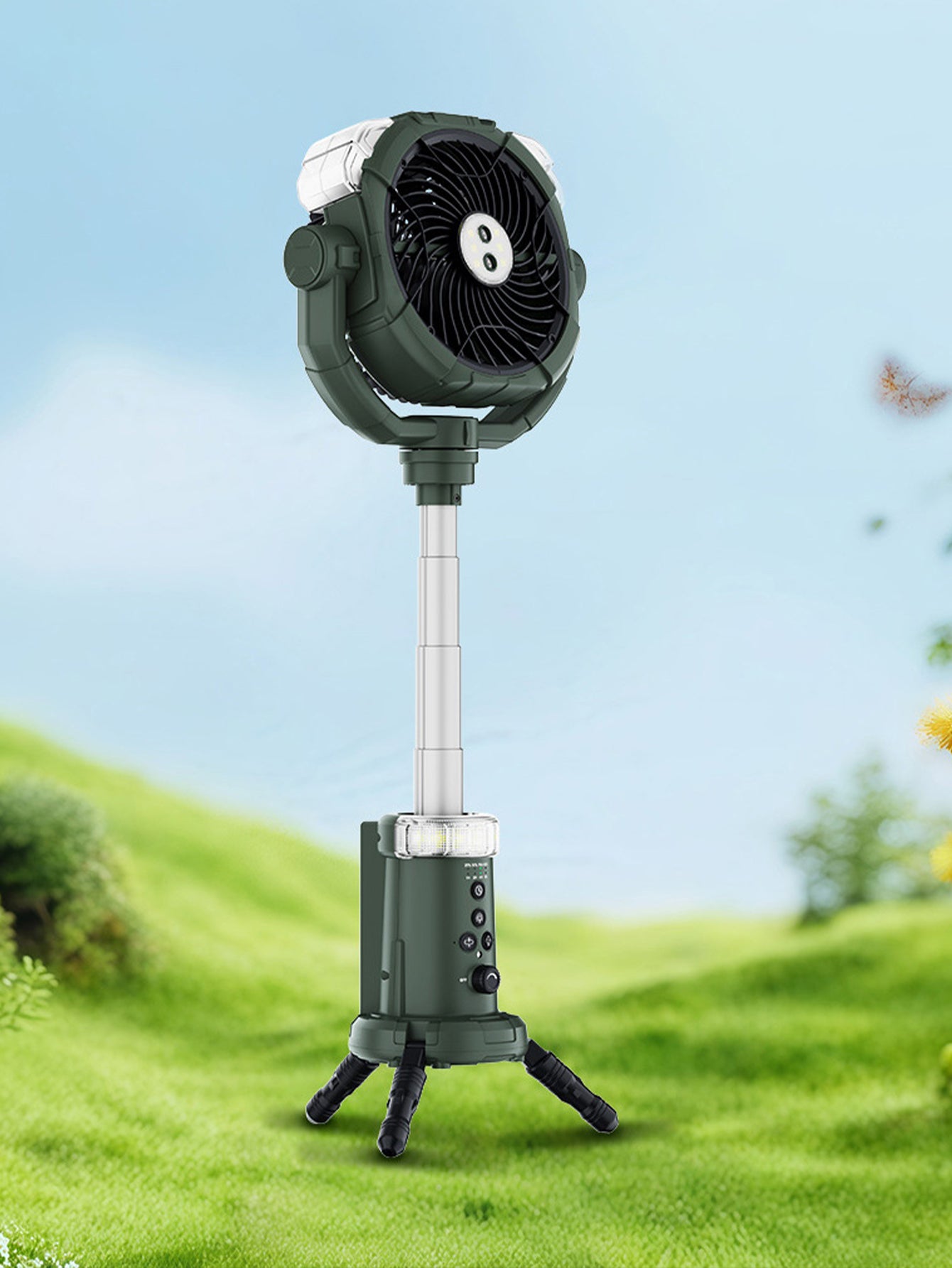Outdoor camping spray fan