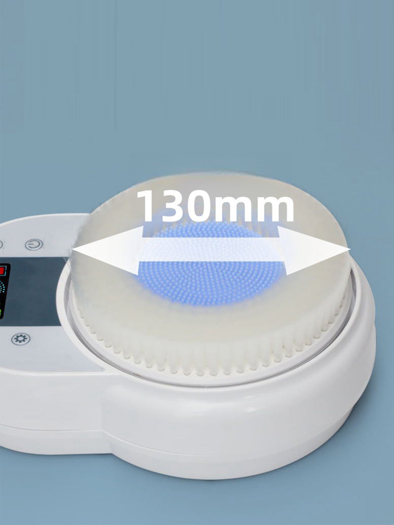 Wall-mounted electric bath scrubber