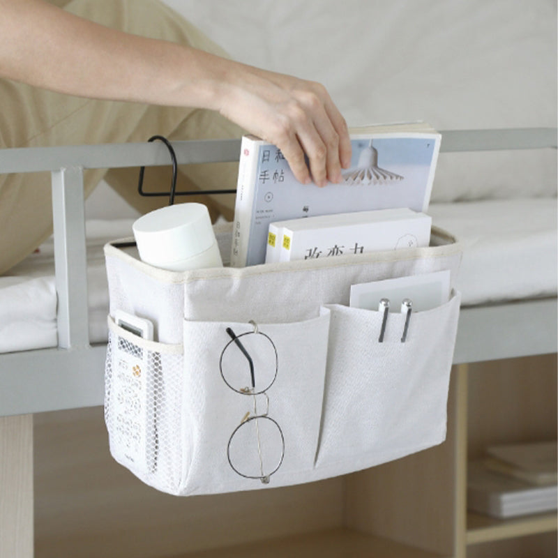 Bedside rack dormitory storage artifact