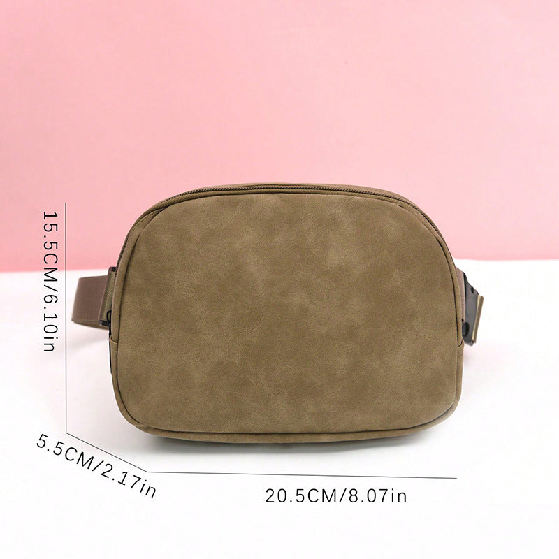 Suede waterproof chest bag