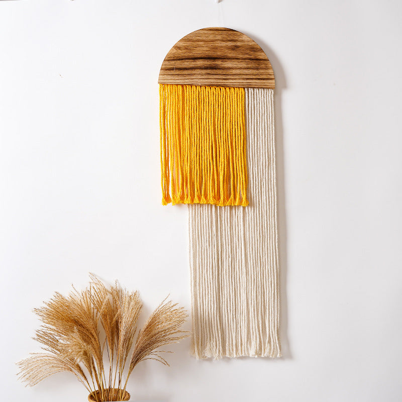 Simple tassel tapestry