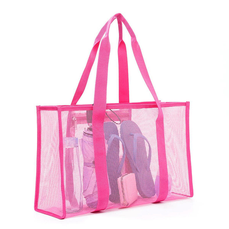 Minimalist mesh beach bag