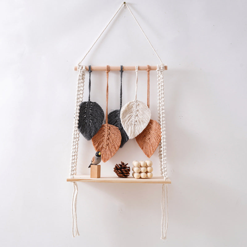 Cotton rope woven tapestry