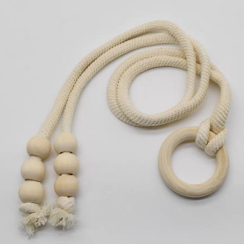 Punch-free curtain tie