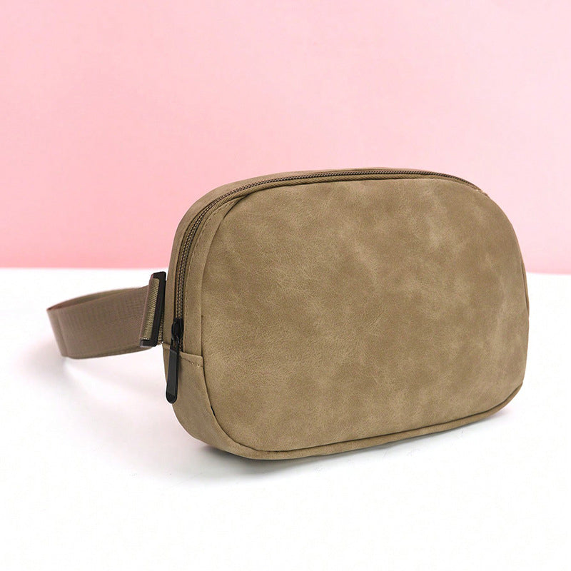 Suede waterproof chest bag