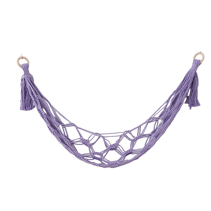 Hand-woven toy net bag