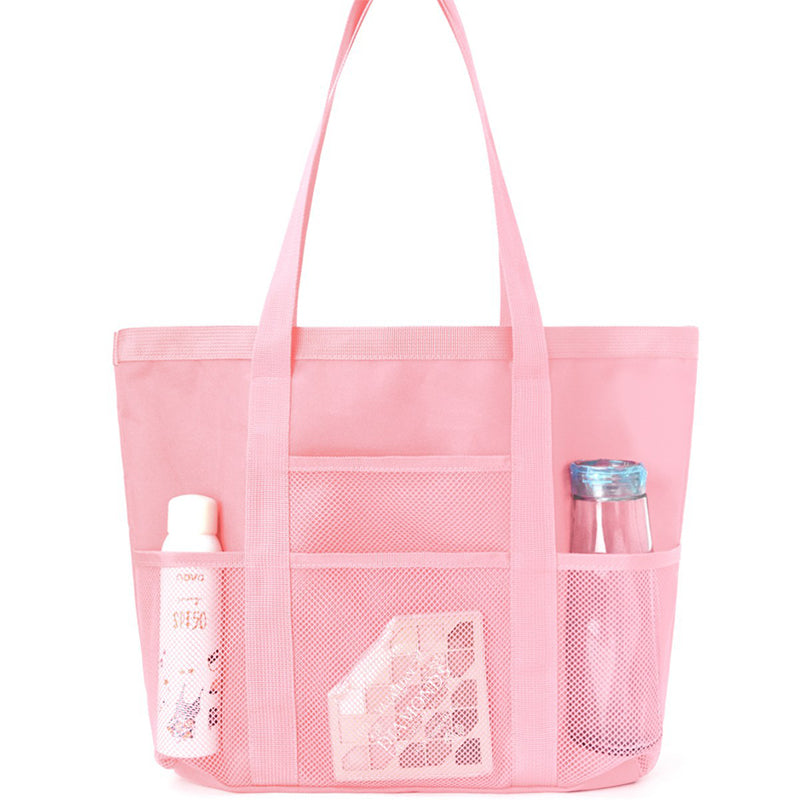 Foldable mesh beach bag