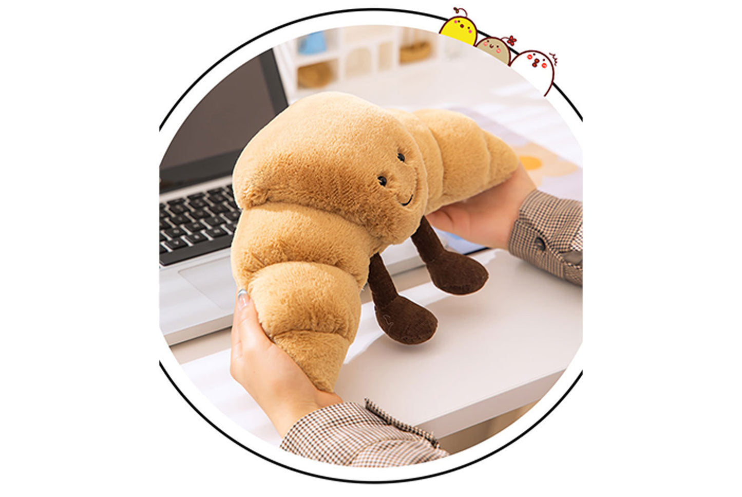 **Jelly Bread Series Plush Toy (Realistic Bread Doll Gift)**