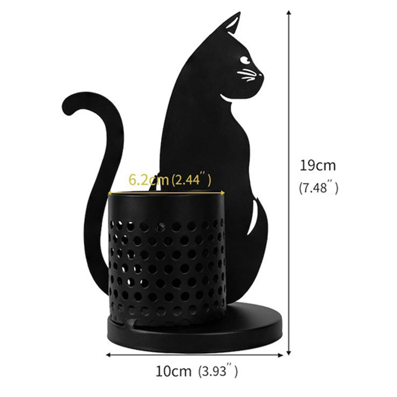 Black Cat Pen Holder