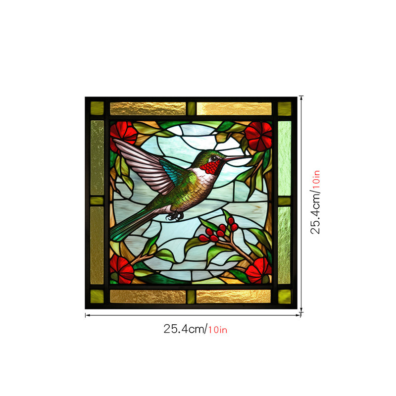 Bird strike warning stickers Colored static glass stickers