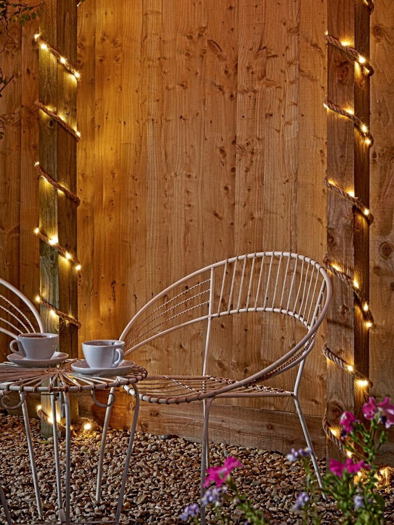 Solar hemp rope light string