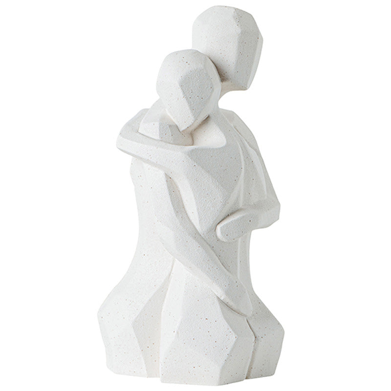 Simple Couple Ceramic Ornaments