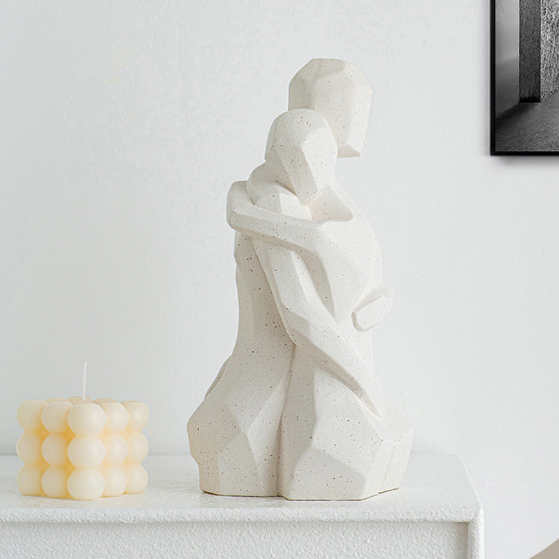 Simple Couple Ceramic Ornaments
