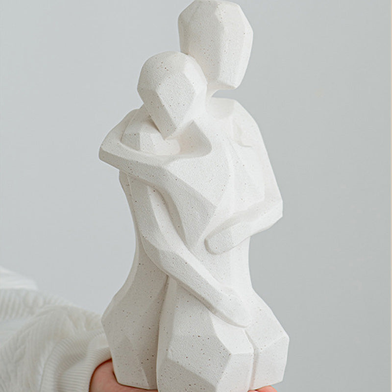 Simple Couple Ceramic Ornaments