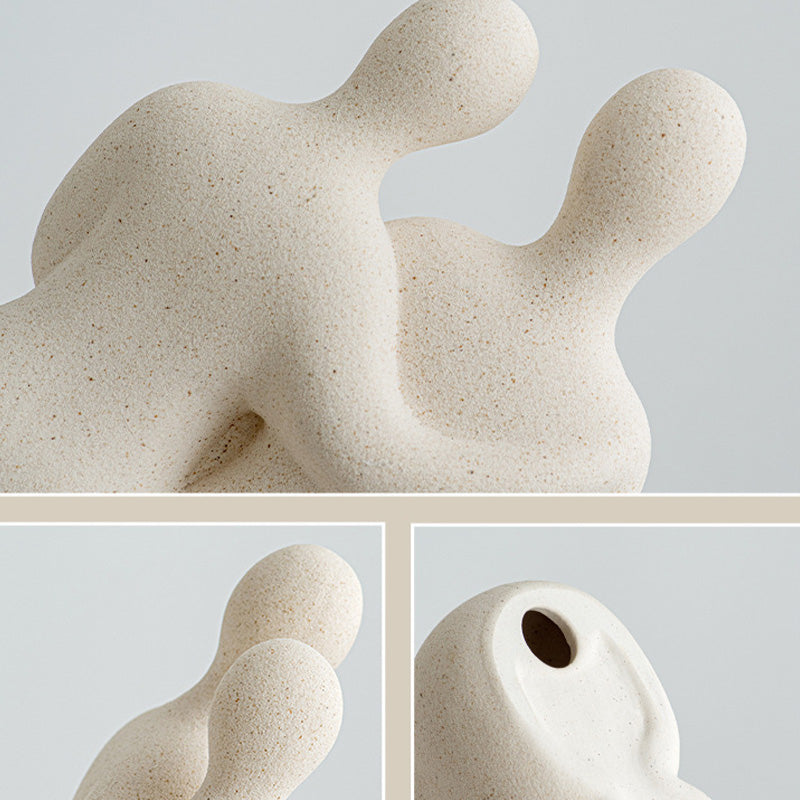 Simple Couple Ceramic Ornaments