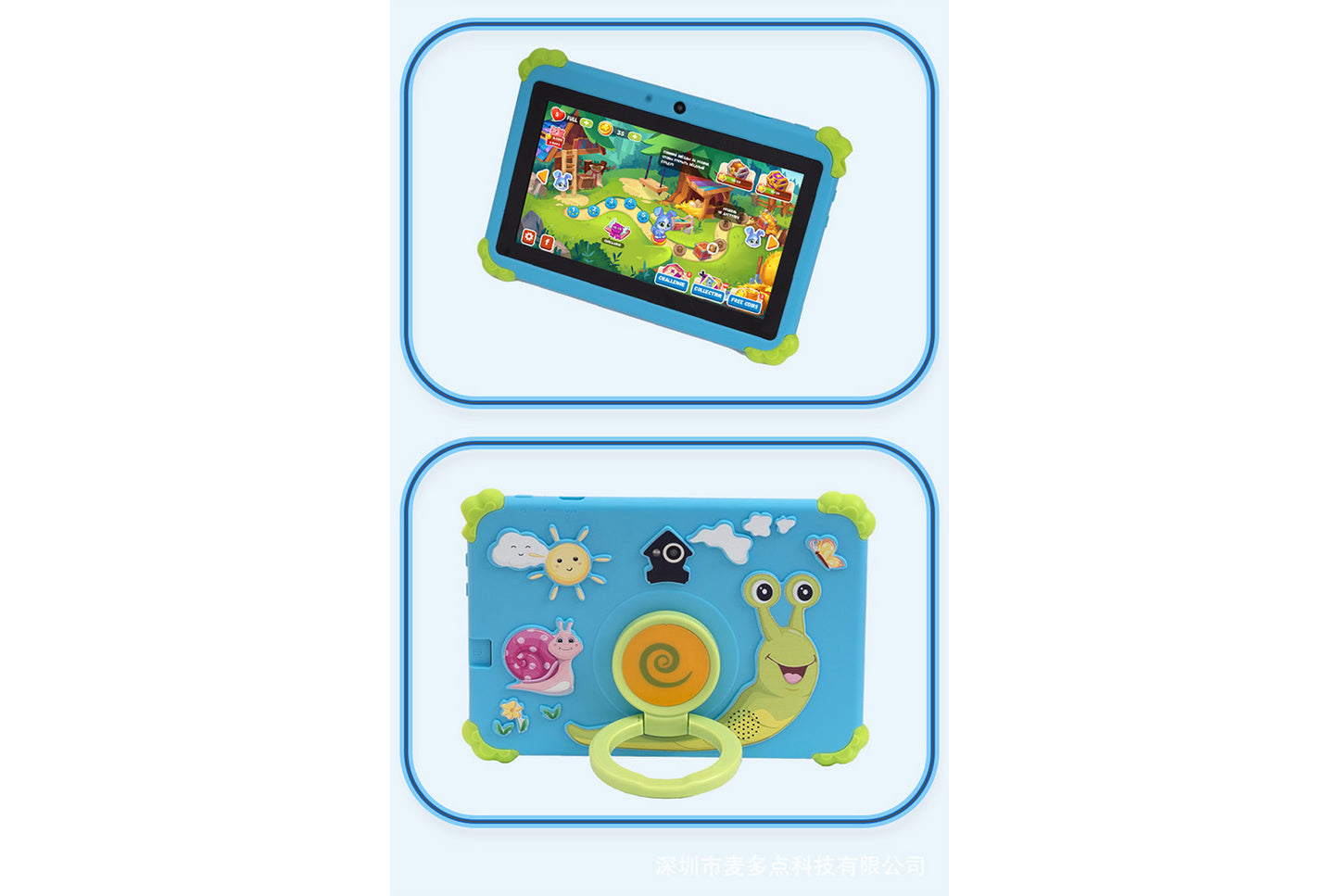 7-inch Kids Tablet with Android 7.1, Available in Three Colors