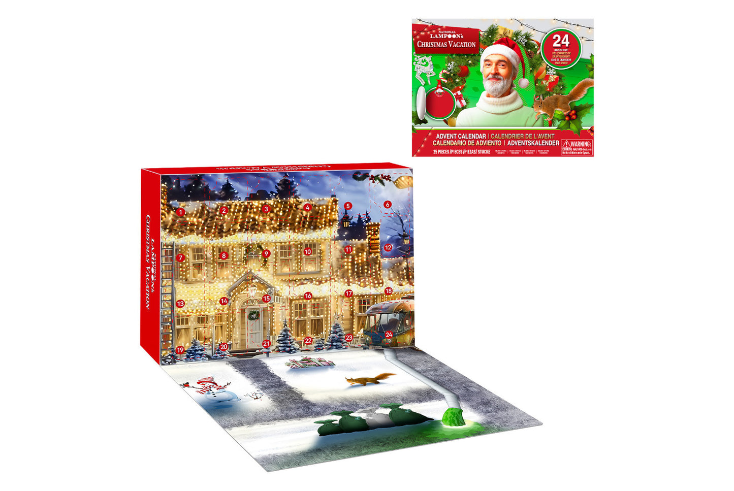 24-day countdown box for the Christmas holiday