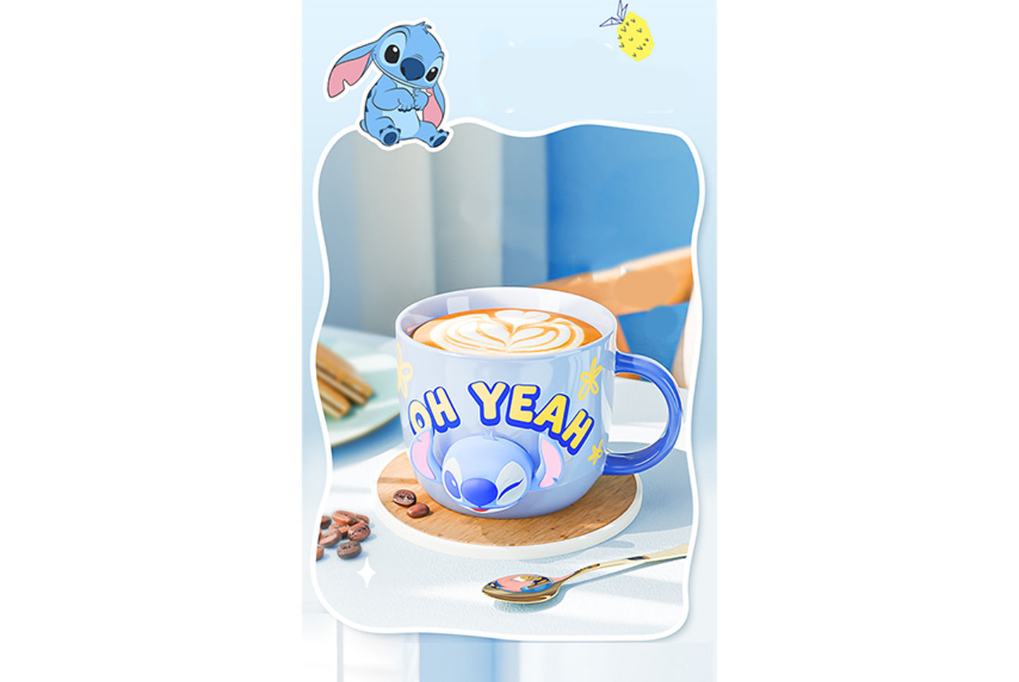**Children's Cartoon Water Cup | Stitch Mug**