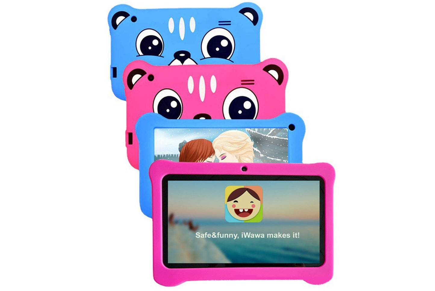 7-inch Tiger Kids Tablet 1+8GB HD Screen, Two Colors Available