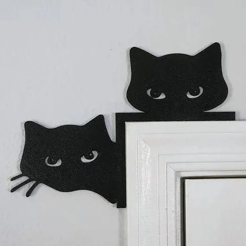 Cartoon wrought iron door corner decoration