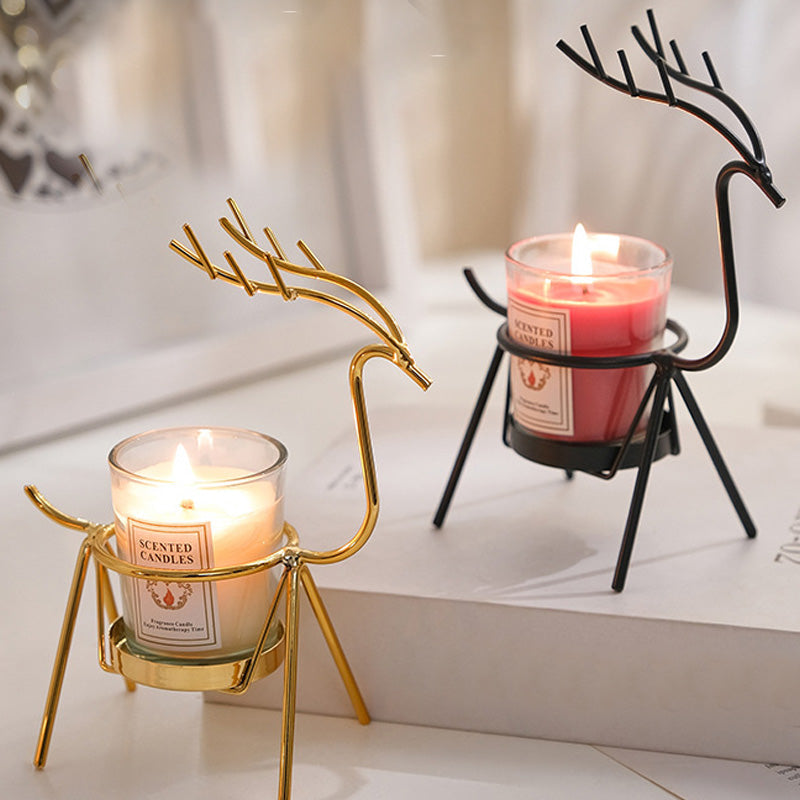 Light luxury iron candle holder