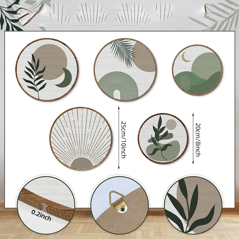 Wooden Hanging Sign Art Decoration Set