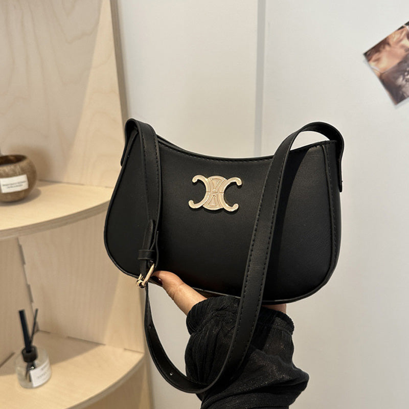 Temperament simple shoulder bag