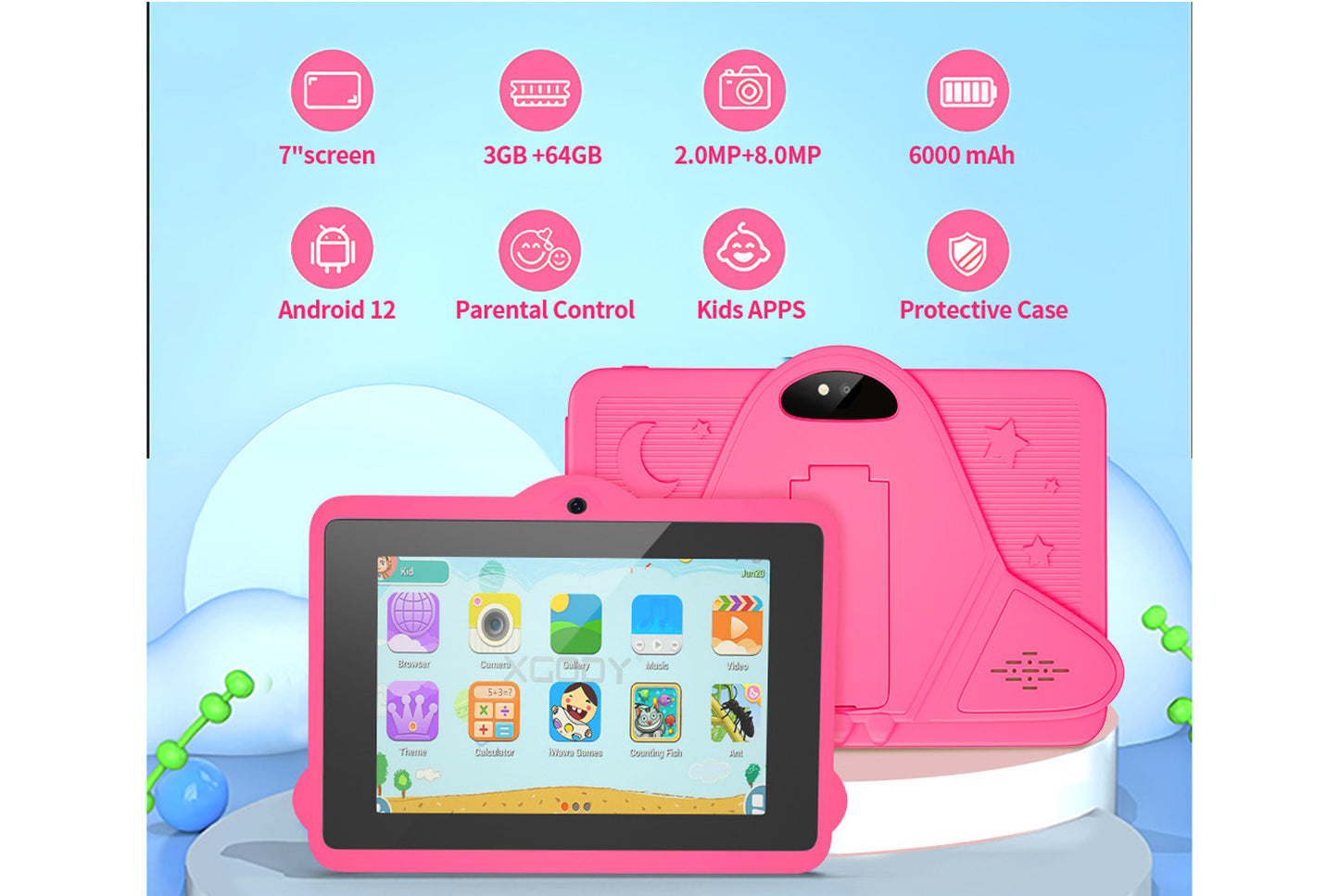 7-inch 1+16GB Kids' Tablet