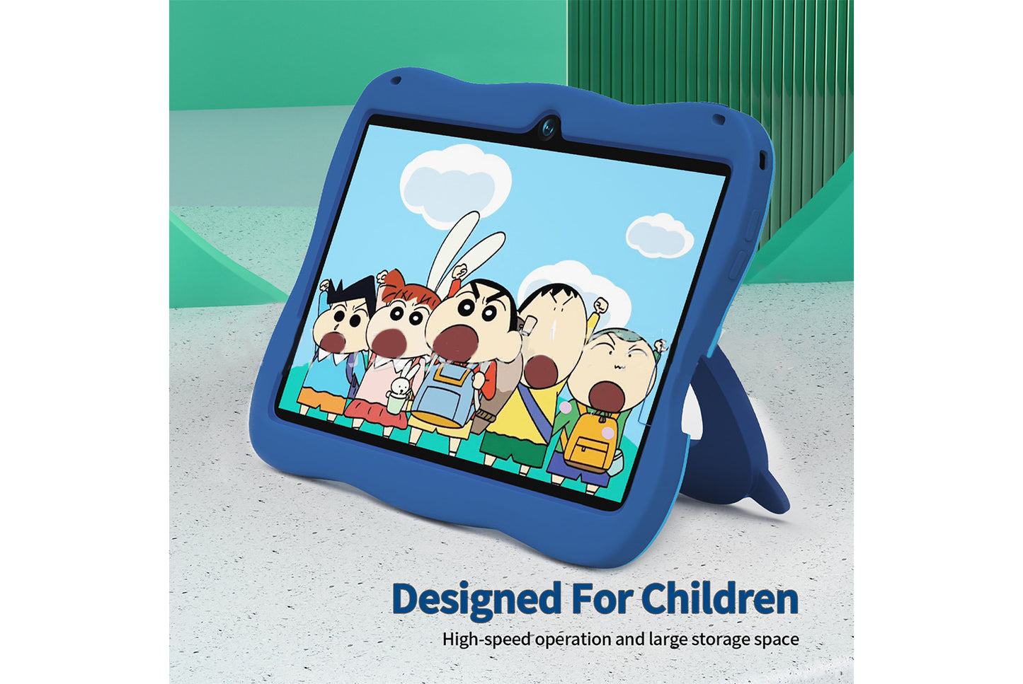 7-inch drop-resistant children's tablet for learning and entertainment