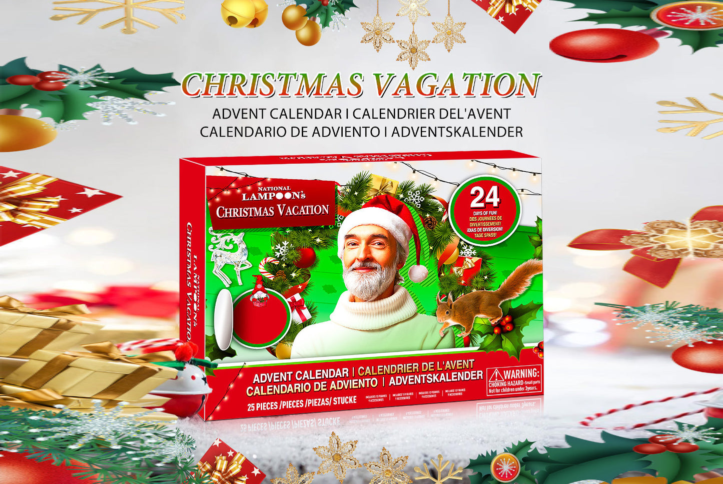 24-day countdown box for the Christmas holiday