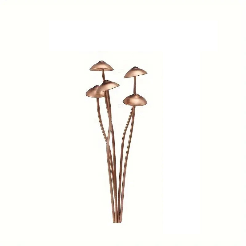 Metal mushroom ground decoration