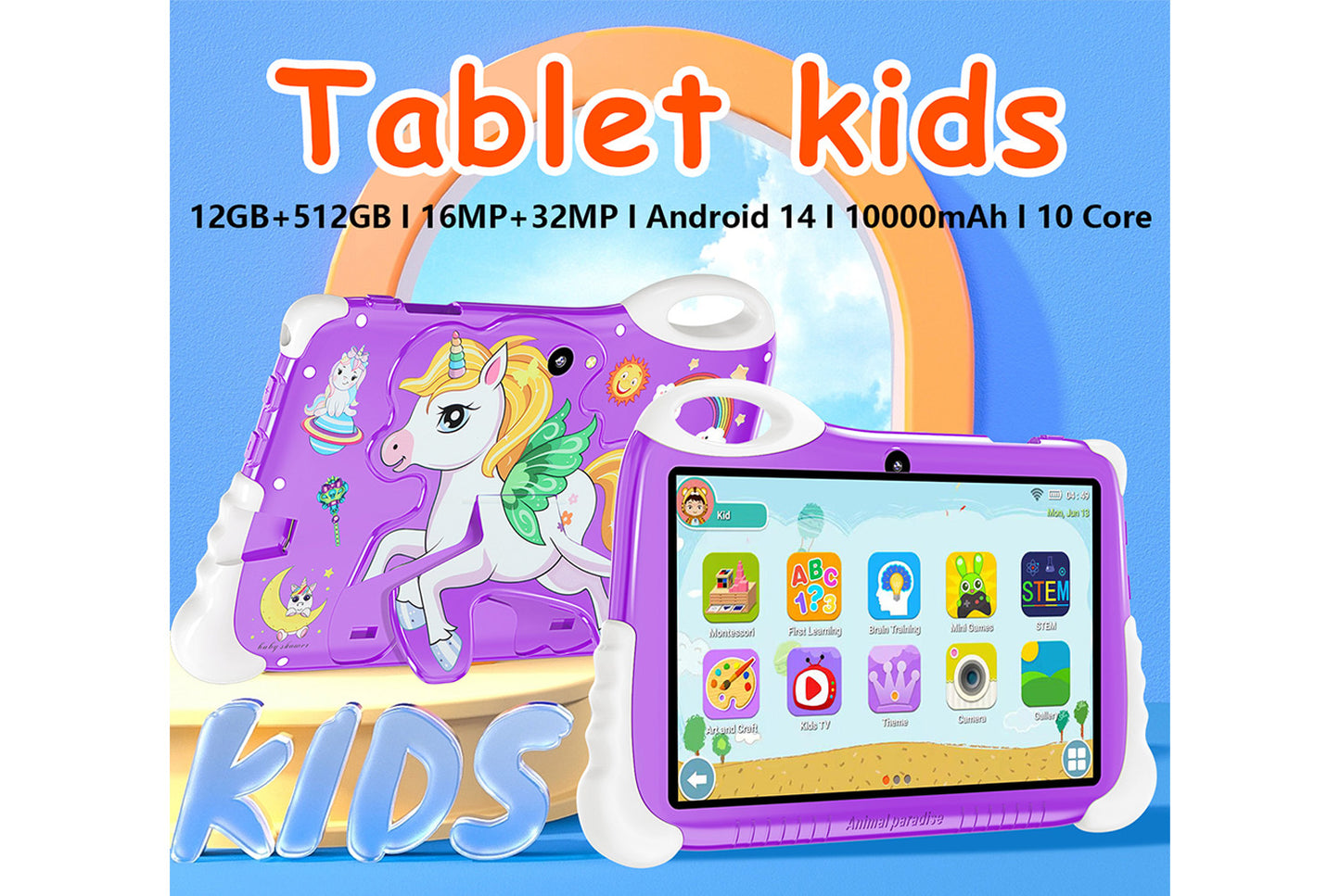 Android Kids Tablet 7-inch Wi-Fi Version Available in Three Colors