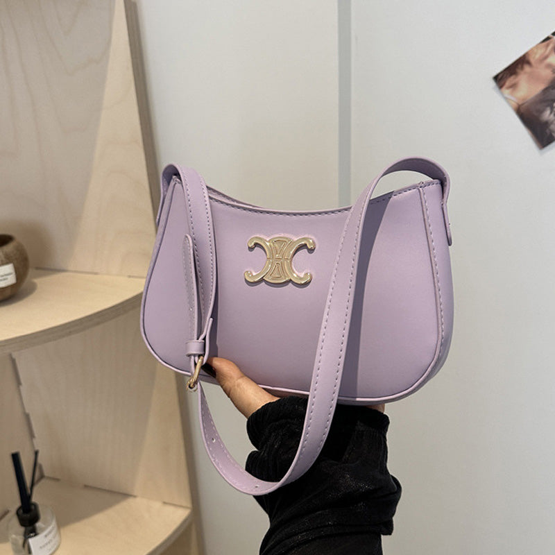 Temperament simple shoulder bag