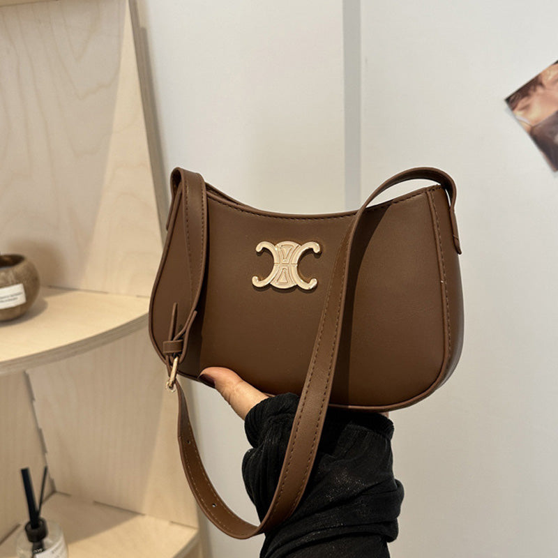 Temperament simple shoulder bag