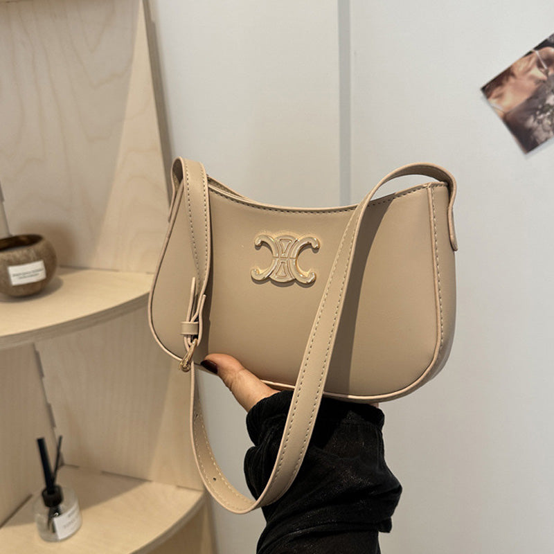 Temperament simple shoulder bag