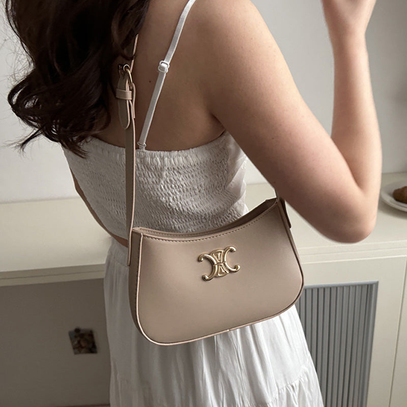 Temperament simple shoulder bag