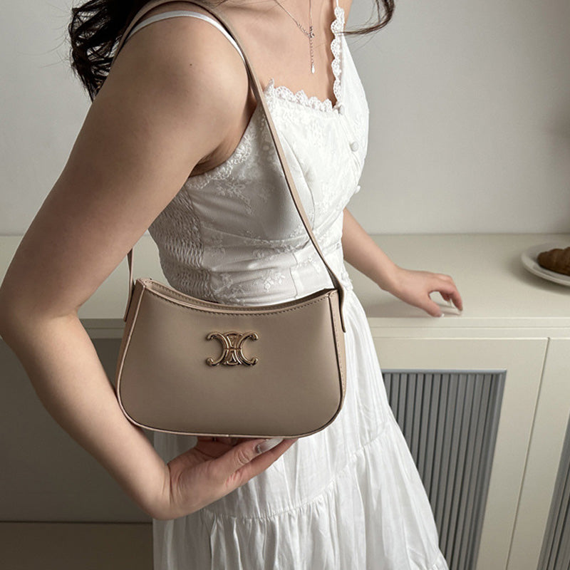 Temperament simple shoulder bag