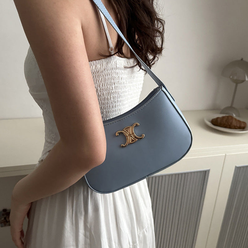 Temperament simple shoulder bag