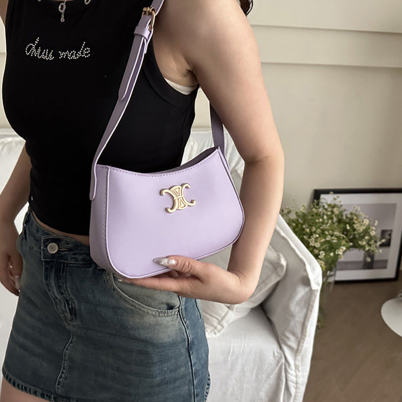 Temperament simple shoulder bag