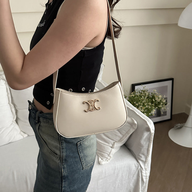 Temperament simple shoulder bag